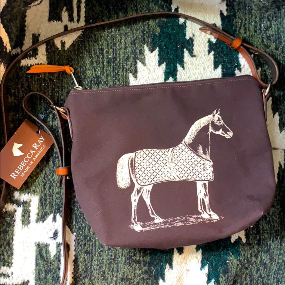 NEW W/TAG Rebecca Ray Equestrian Handbag